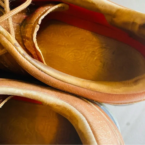 Adidas Adipure Golf Shoes Brown Leather - Picture 5 of 7